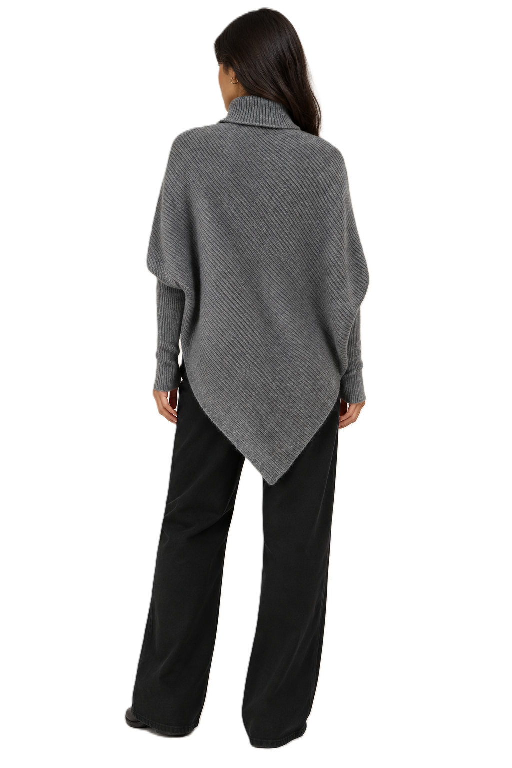 The Asymmetric Turtleneck Knit