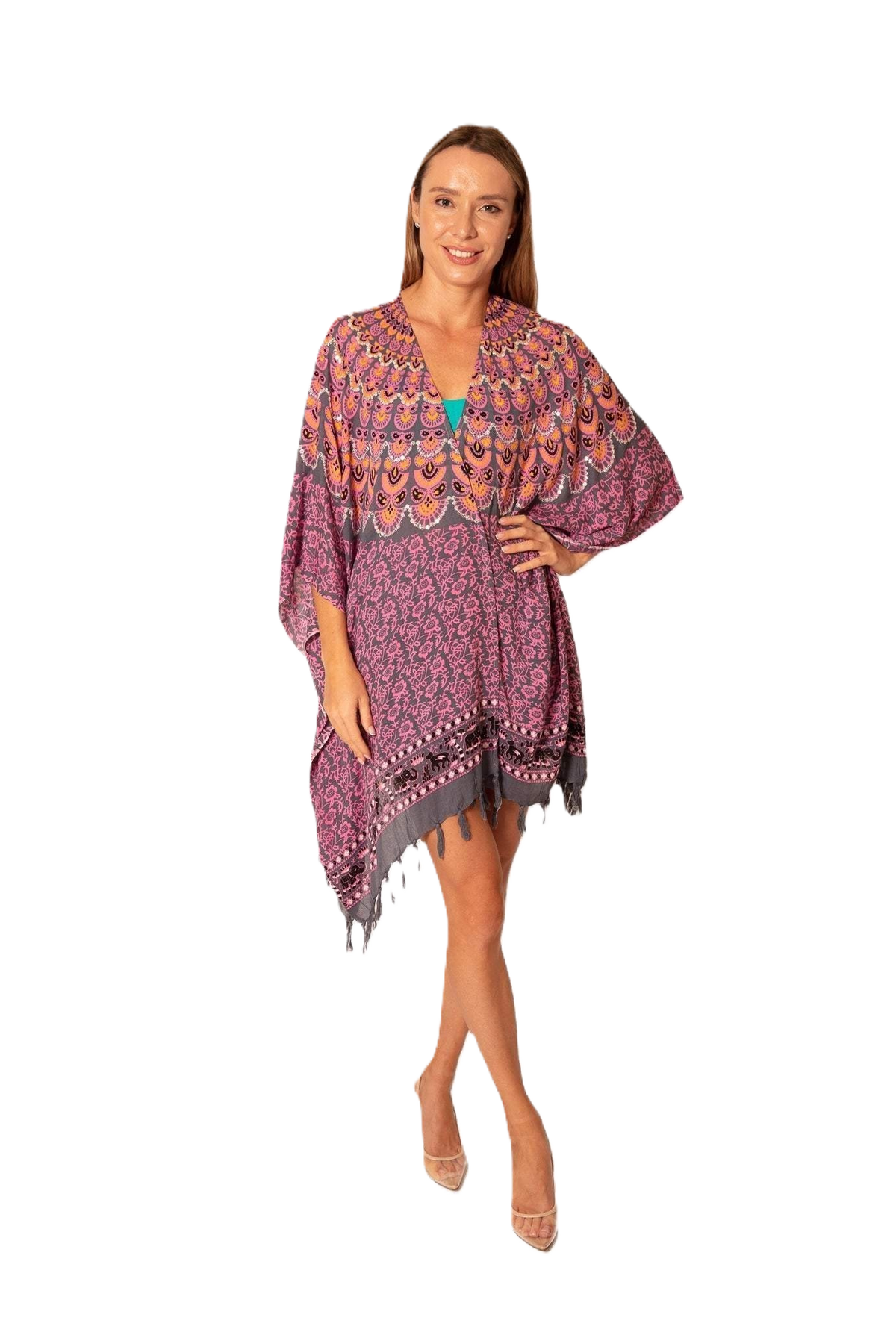 Boho Tassel Kimono