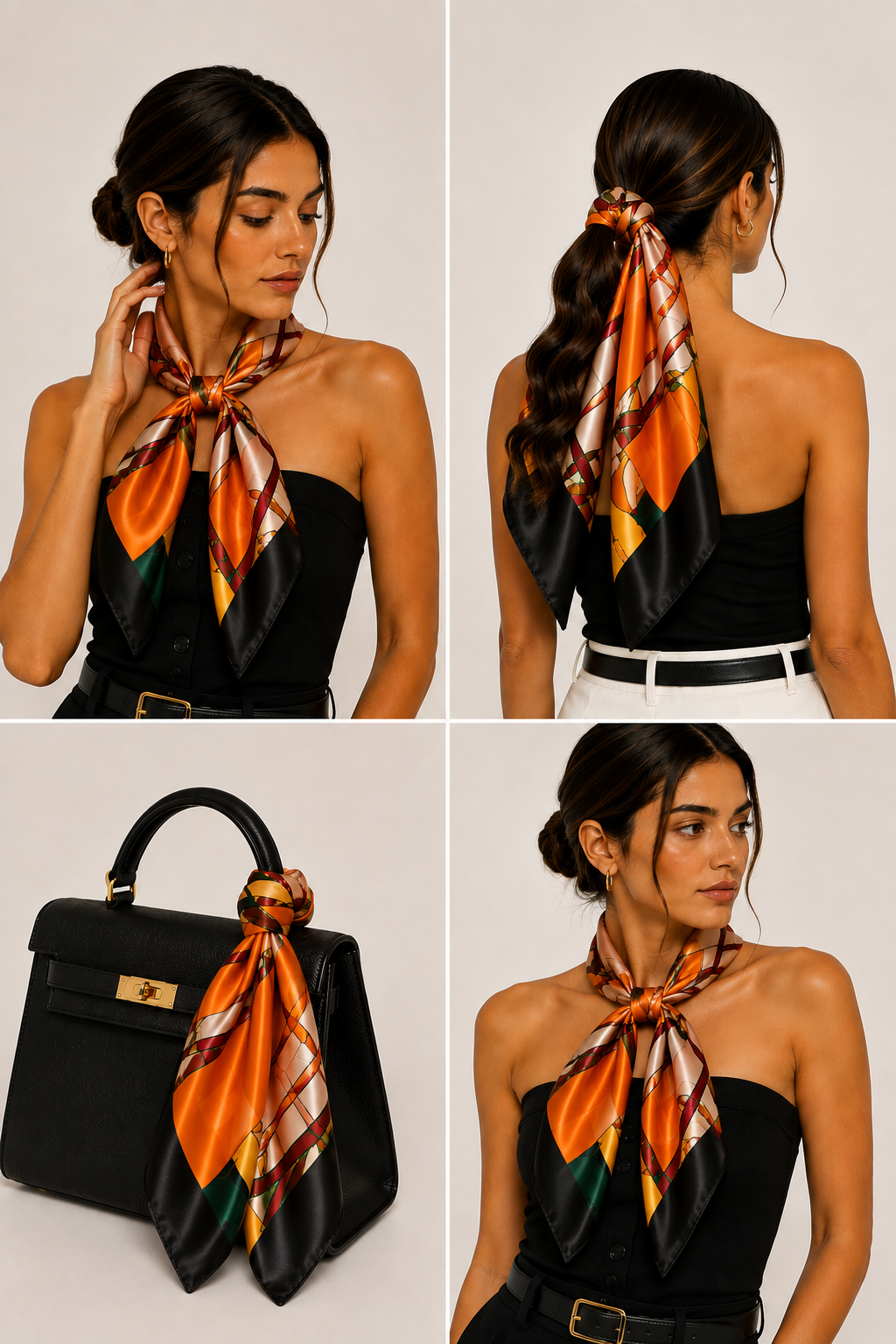 Sunset Silk Scarf