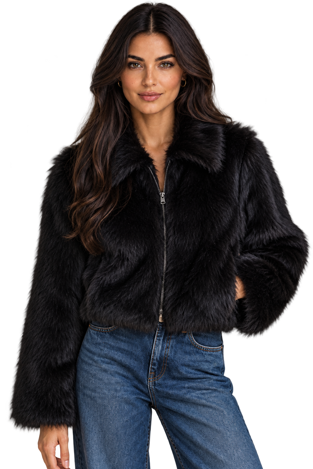 Black Fur Jacket