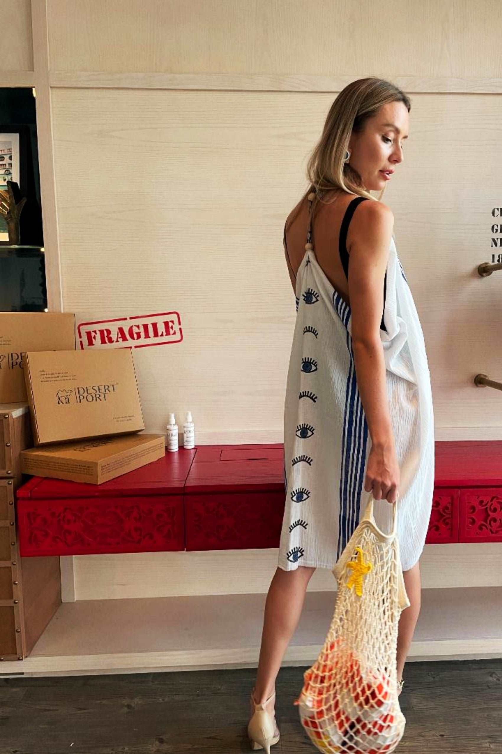Hand Painted Beach Dress