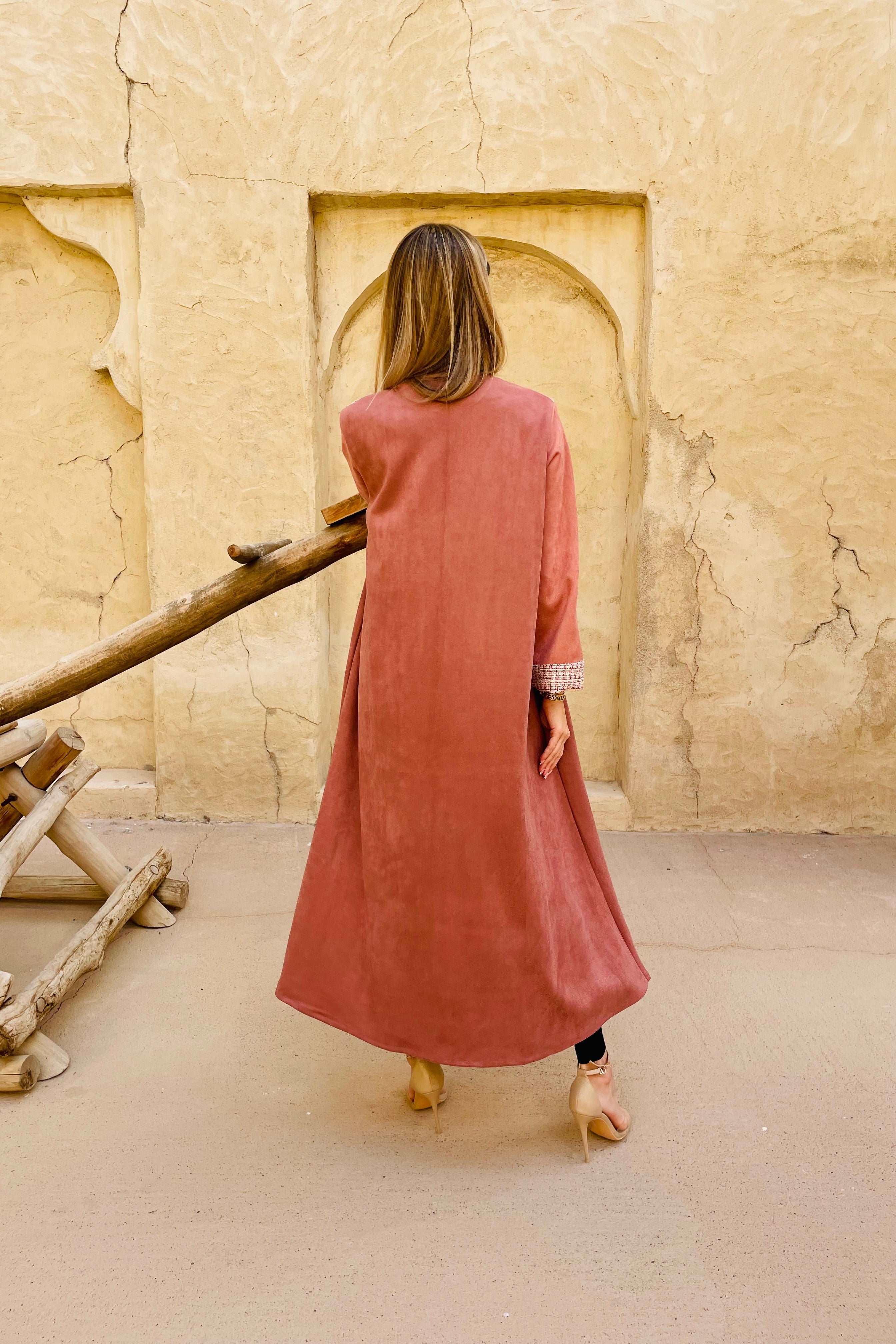 Velvet Tweed Abaya