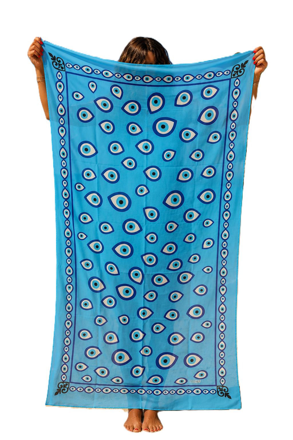 Blue Evil Eye Pareo