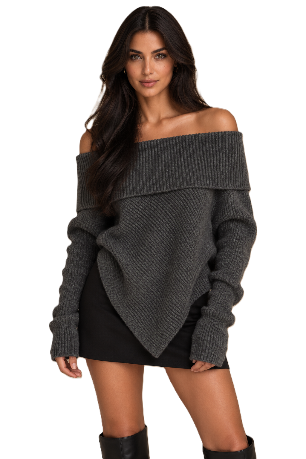 Charcoal Grey Knit