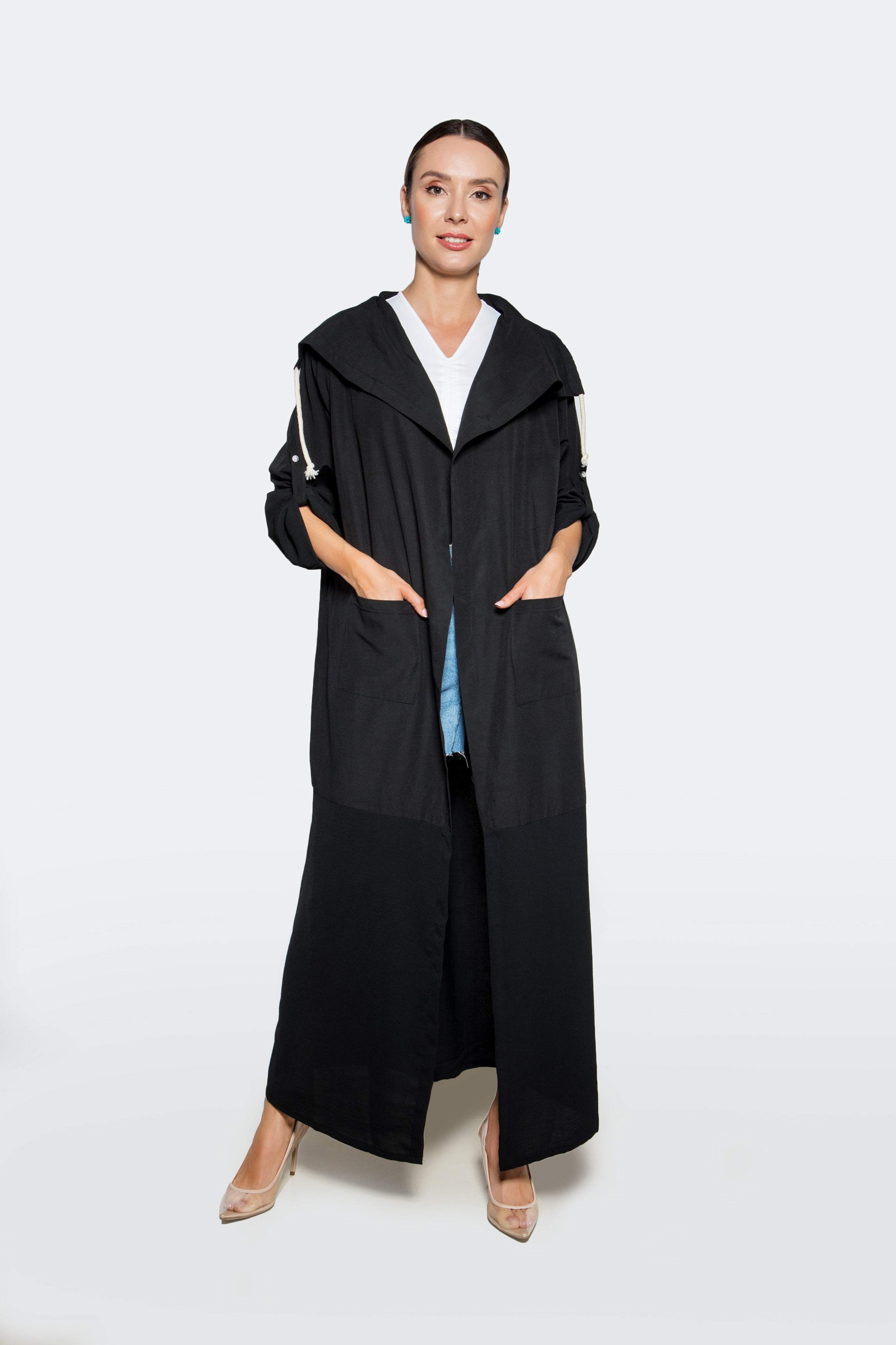 Modern Abaya-Desert Port-Abaya. ديتيلز عبايات