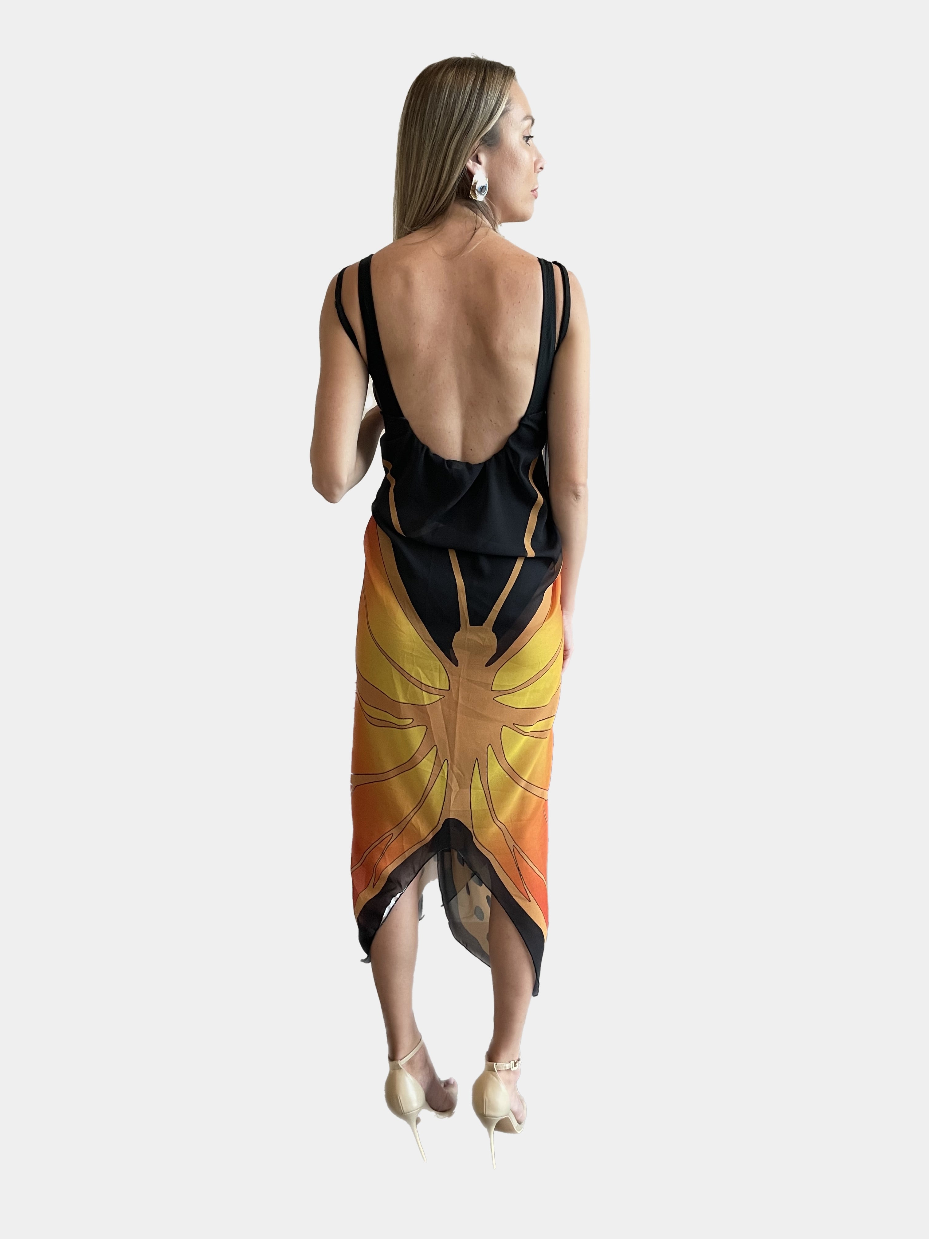 Butterfly Pattern Pareo Desert Port