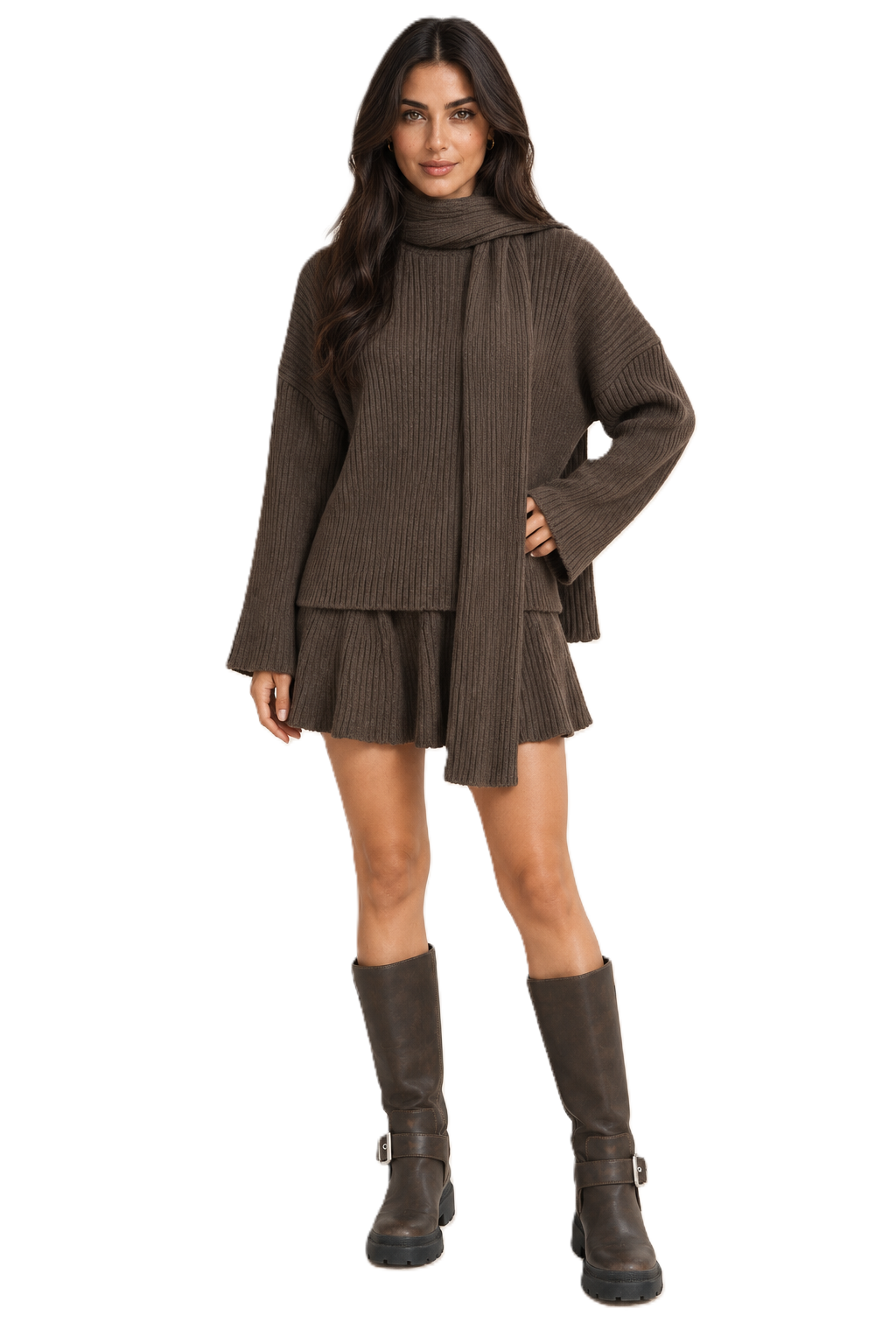 The Mocha Knit 3-Piece Set