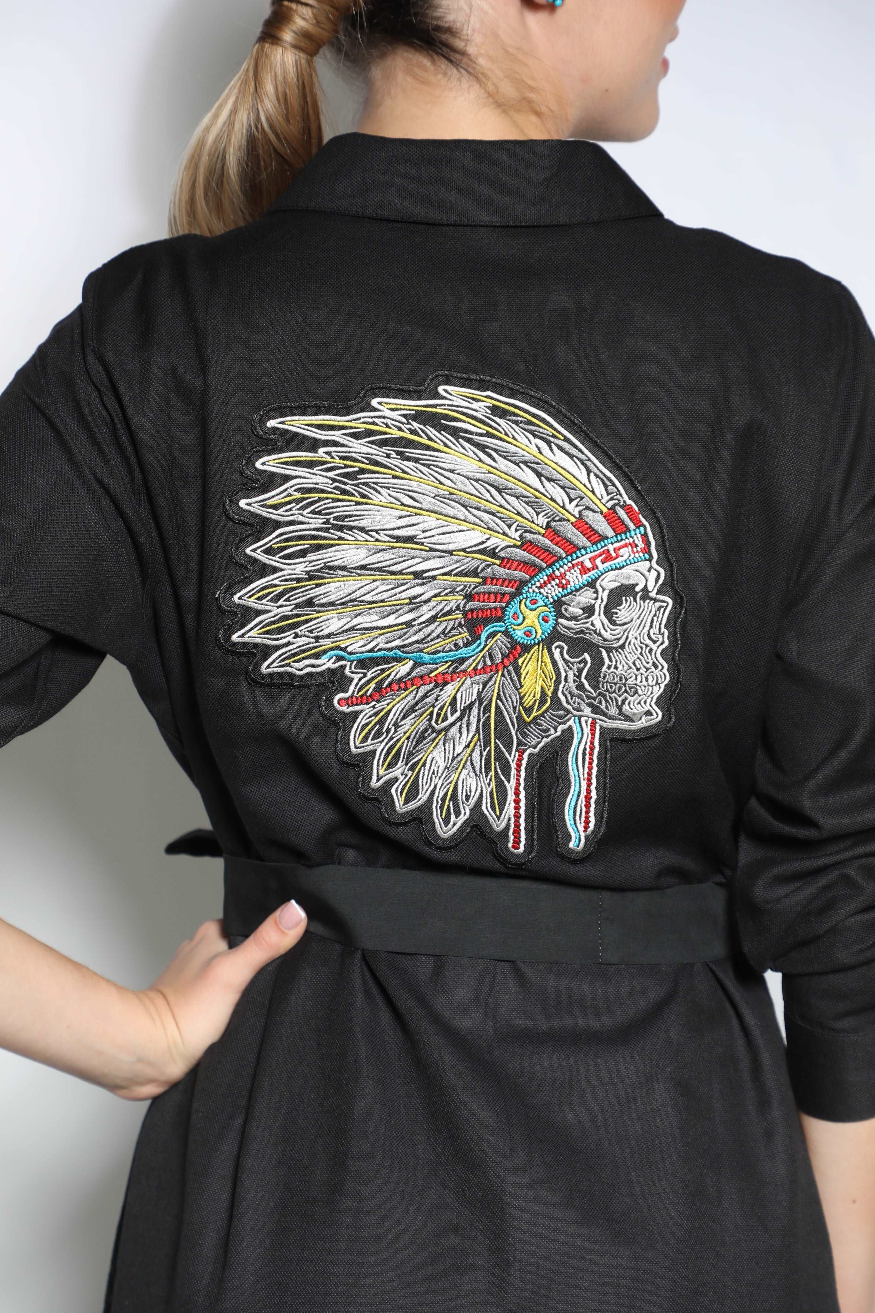 Indian Head Long Dress abaya