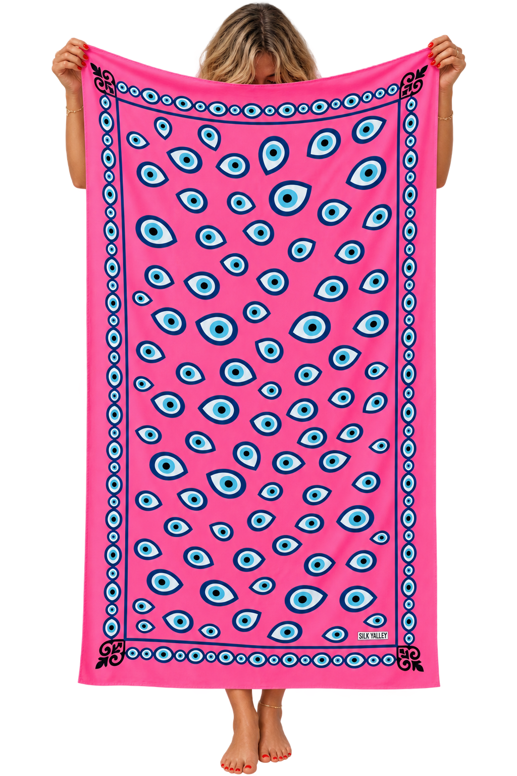 Pink Evil Eye Pareo
