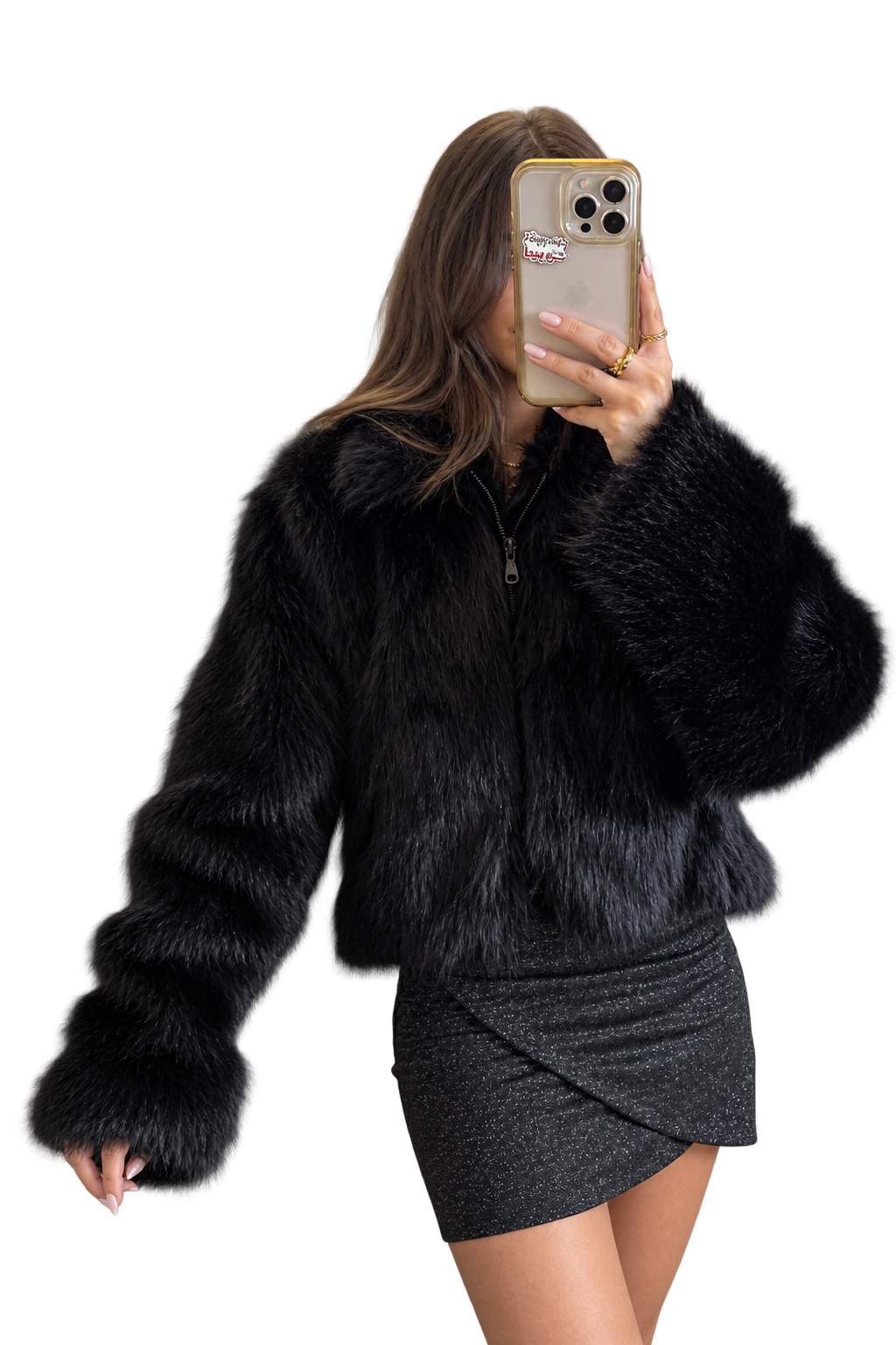 Black Fur Jacket
