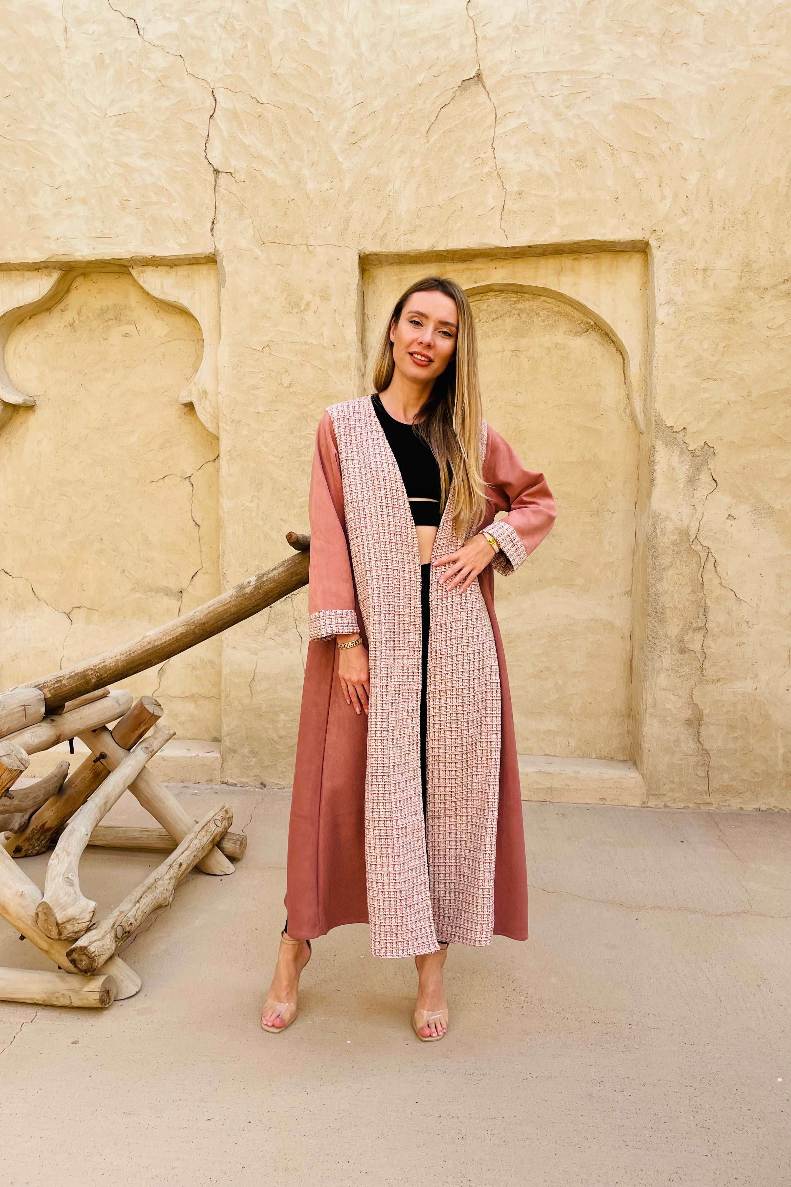 Velvet Tweed Abaya