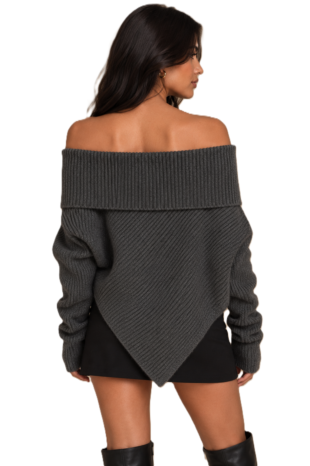 Charcoal Grey Knit