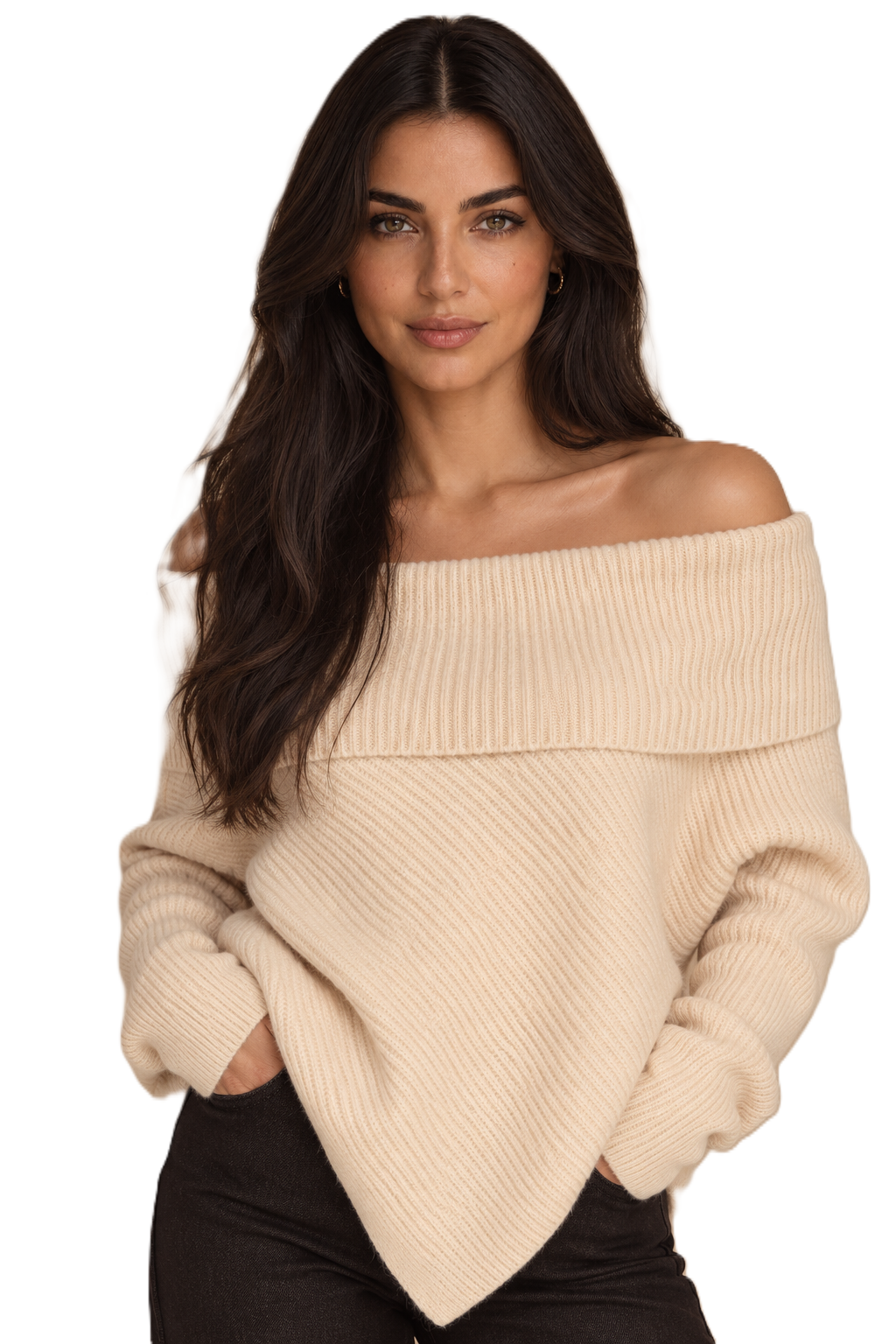 Beige Soft Spot Knit
