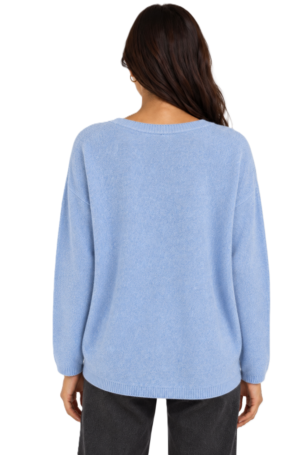 Sky Blue Oversized Sweater