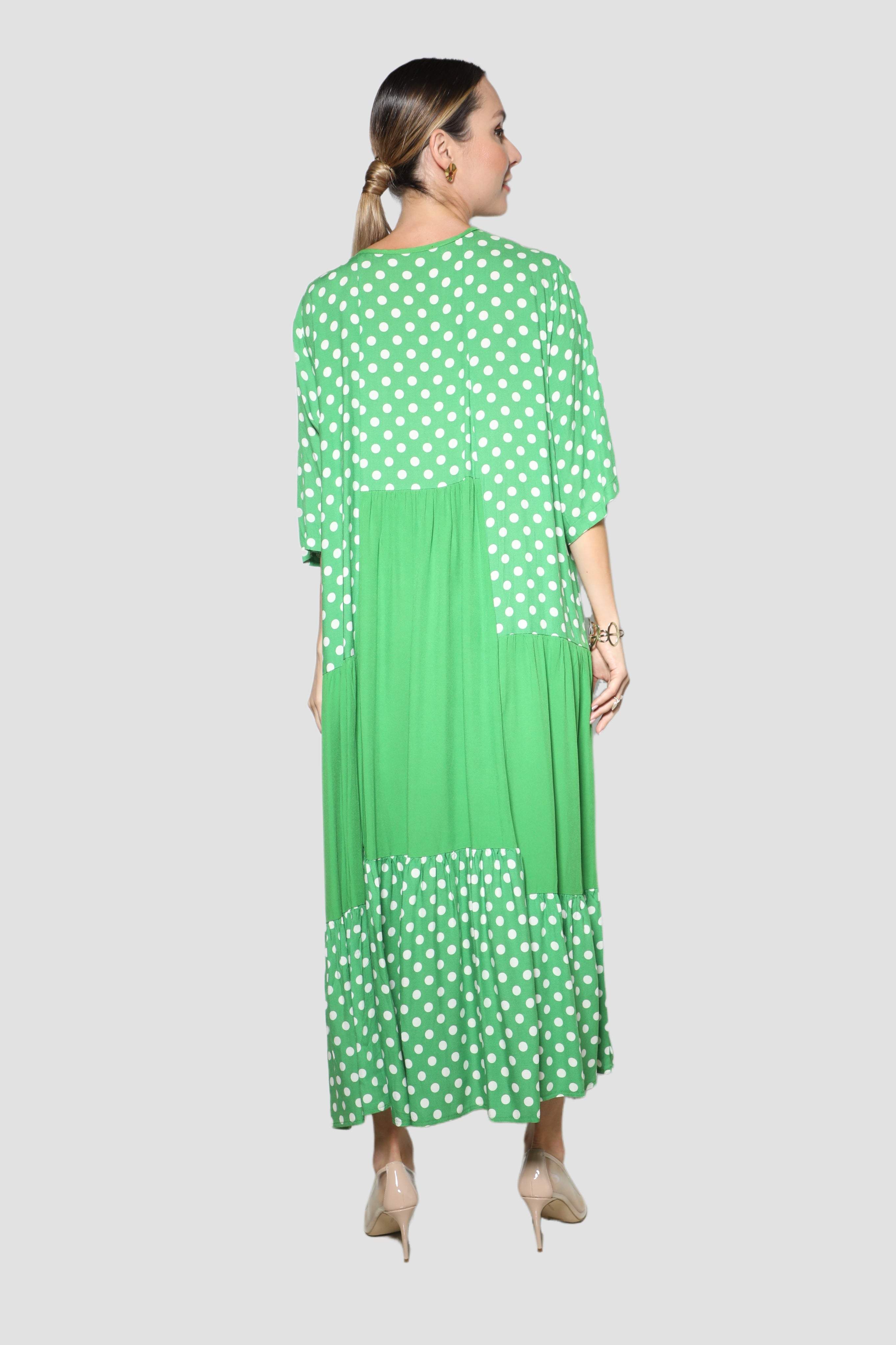 Thobe Dress Style Polka Dots-Desert Port-Kaftan