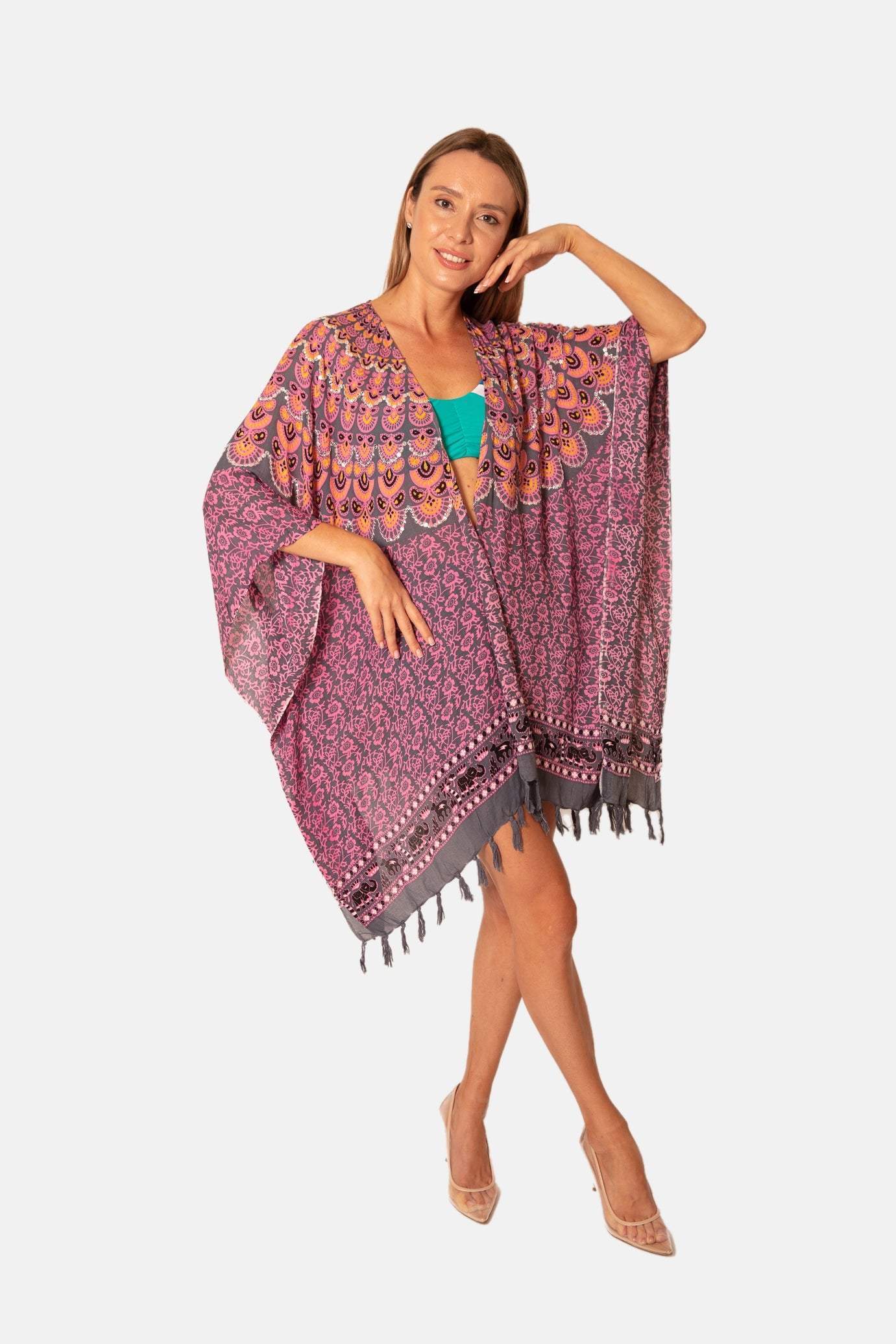 Paiet Beach Coverup-desert port-new,Women Swimming Suit