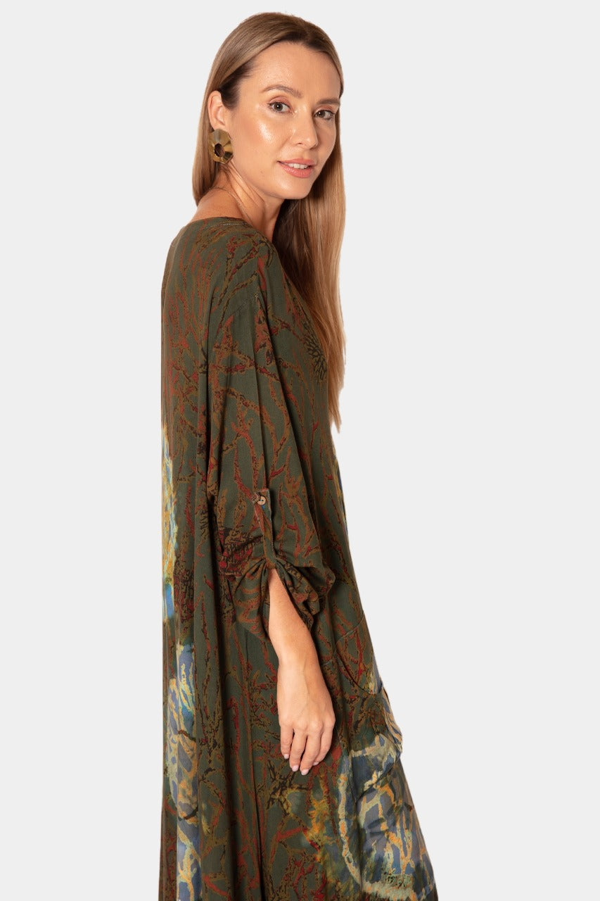 Multicolor Kaftan desert port