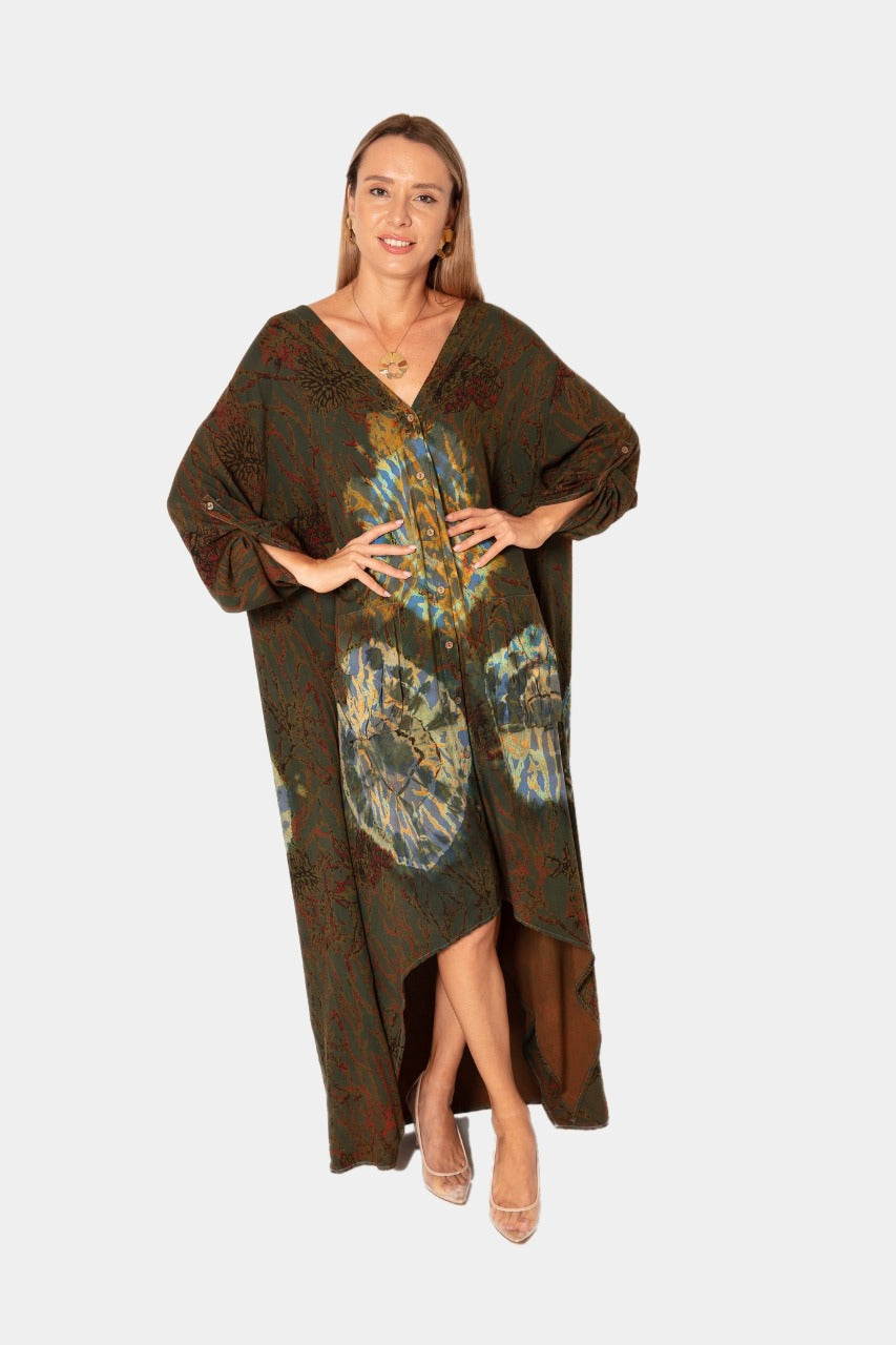 Multicolor Kaftan desert port