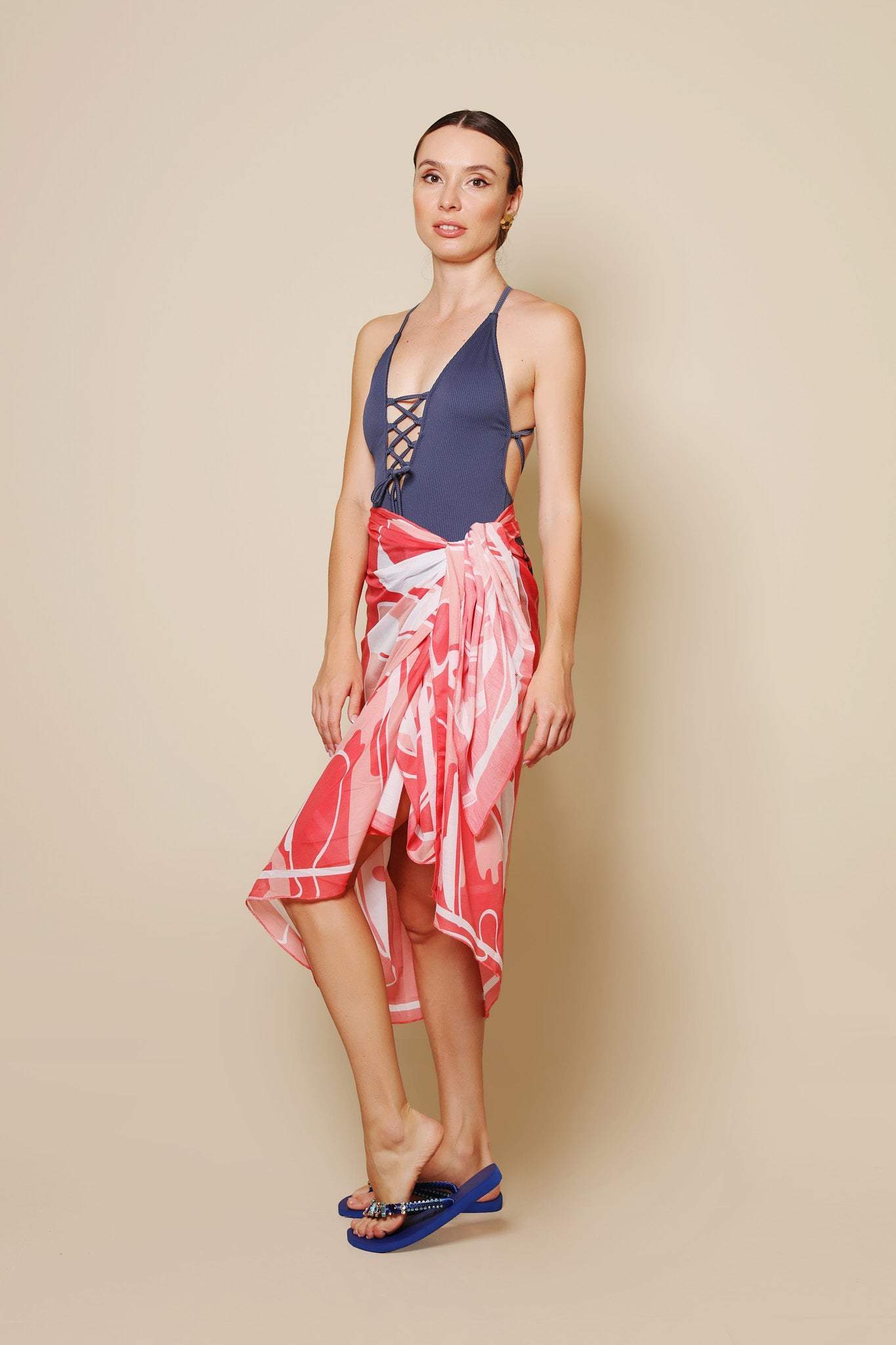 Summer Pattern Cover-up Pareo-Desert Port-women swimming suit